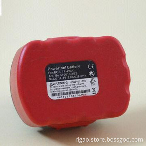 Power tool battery/14.4V/2500mAh NiMH battery for Bosch